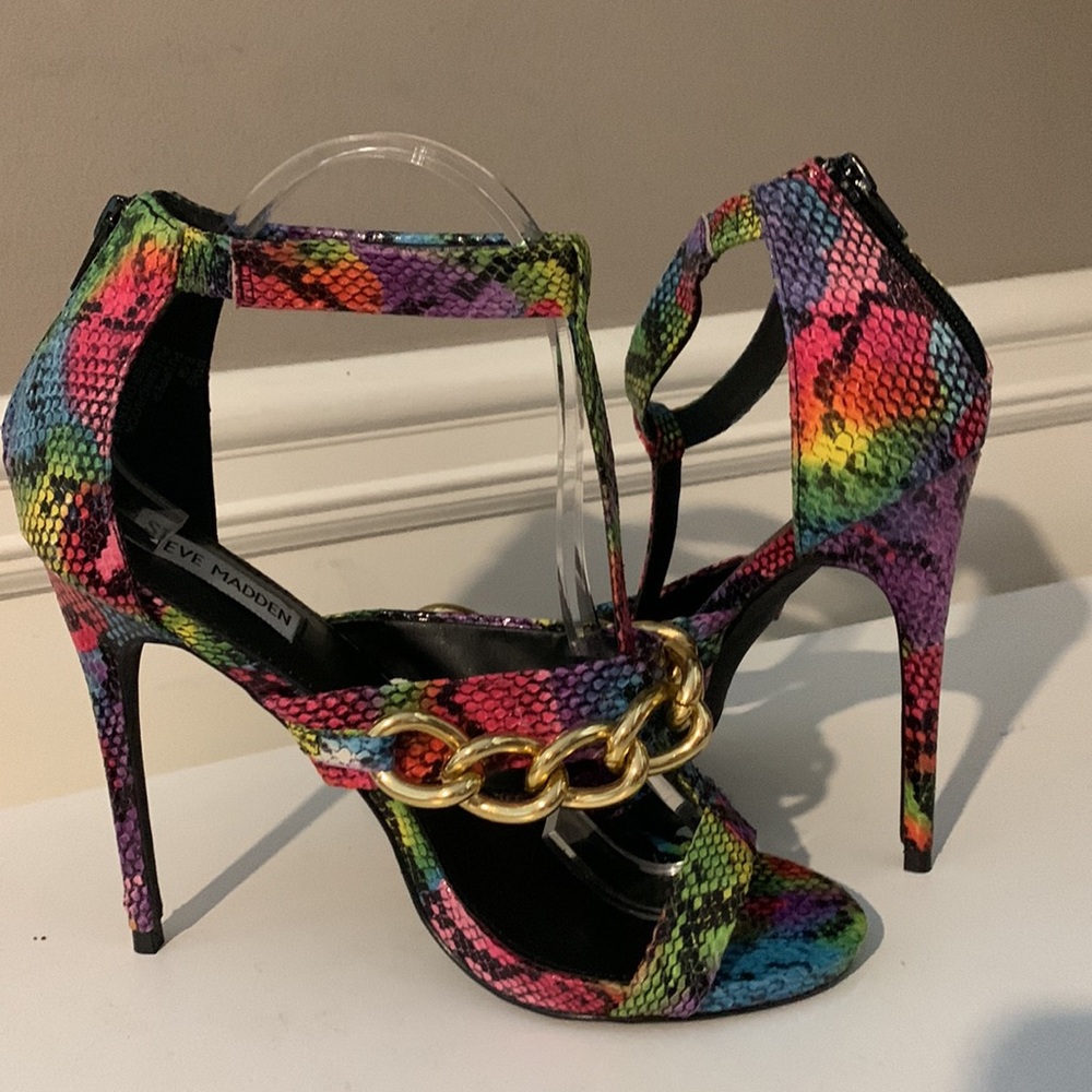 Steve Madden Stag Multi Snake Print With Chain - image 2